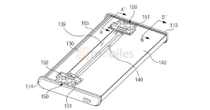 Samsung Patent foldable and slidable smartphone
