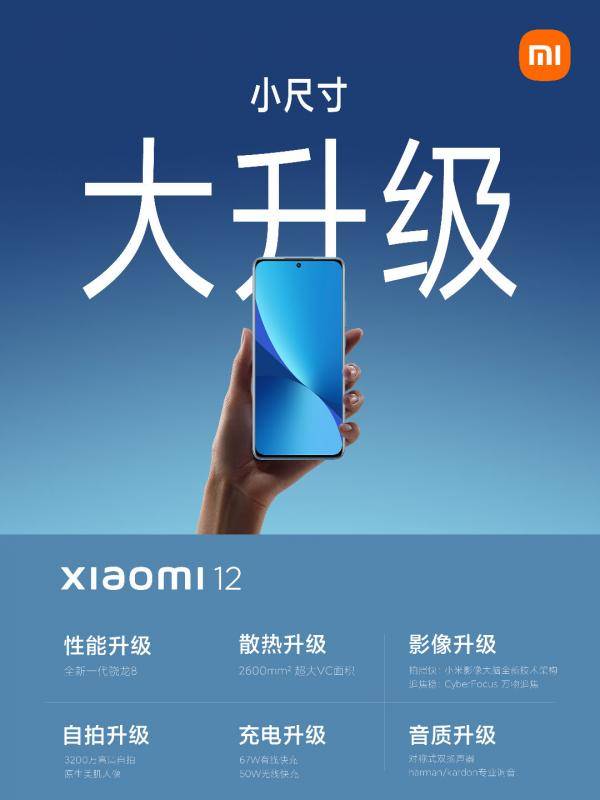 Xiaomi 12 details