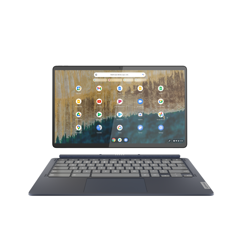 Lenovo Tech World 2021 IdeaPad Duet 5 Chromebook 13_6_Abyss_Blue_Left_180_Degree