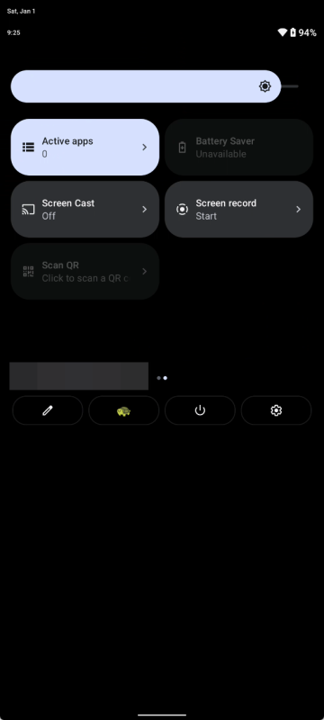 Android 13 QR Code Scanner in Quick Settings