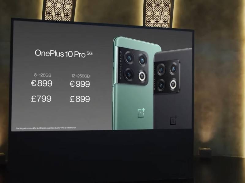 OnePlus 10 Pro European Pricing