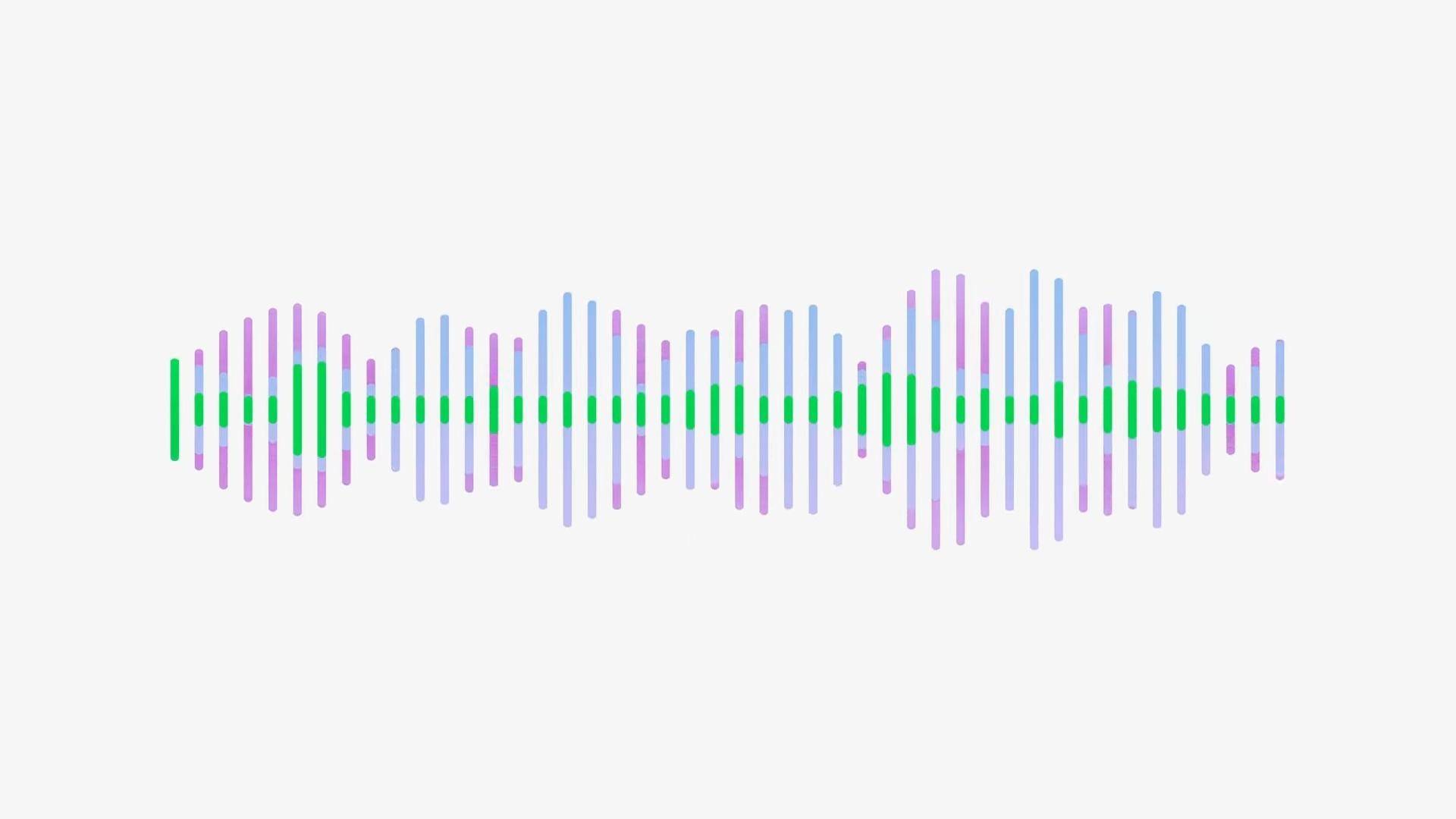 An image showcasing the waveform of a wide spectrum microphone input