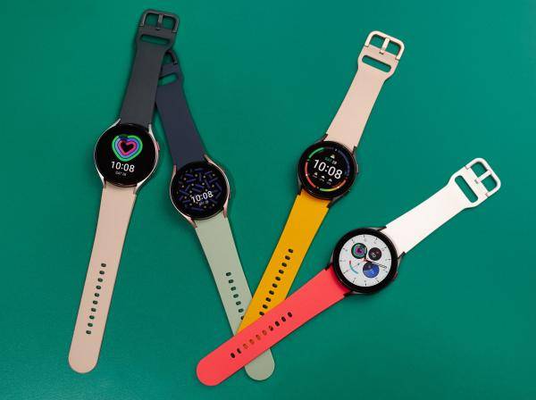Galaxy Watch 4 with a variety of bands