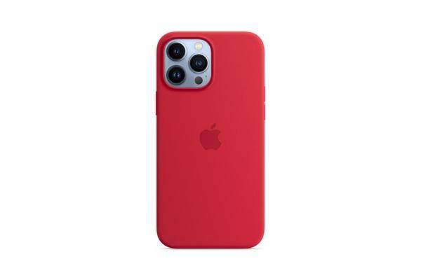 Apple Silicone Case for iPhone 13 Pro Max in Red