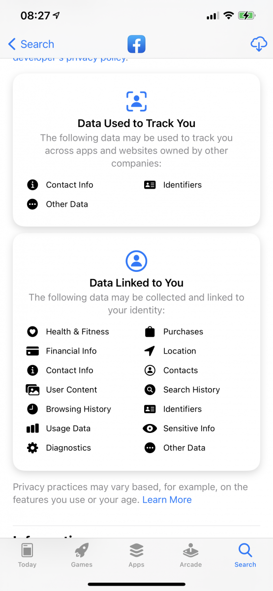 Facebook App Privacy