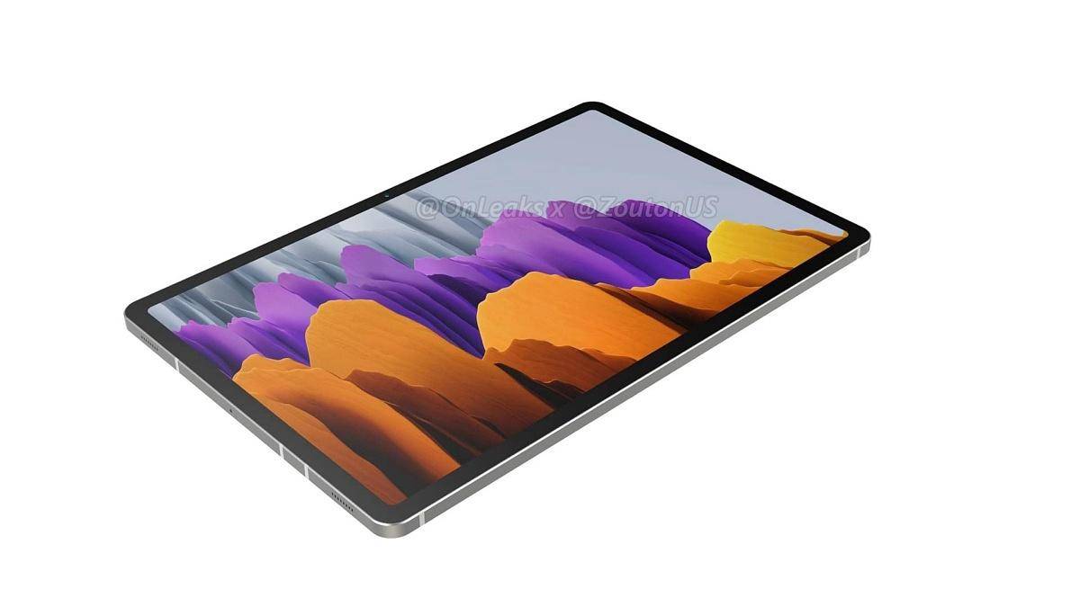 Samsung Galaxy Tab S8 leaked render 3