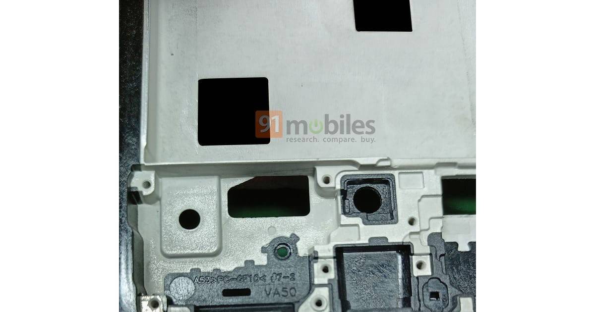 Samsung Galaxy A53 back panel leak