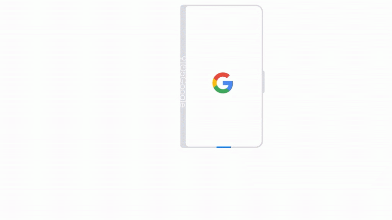 google pixel fold sim animation