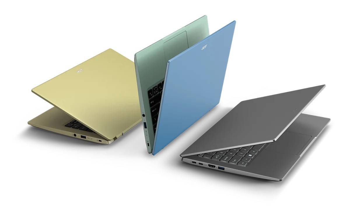 Acer Swift 3 and 5 12th Gen Intel