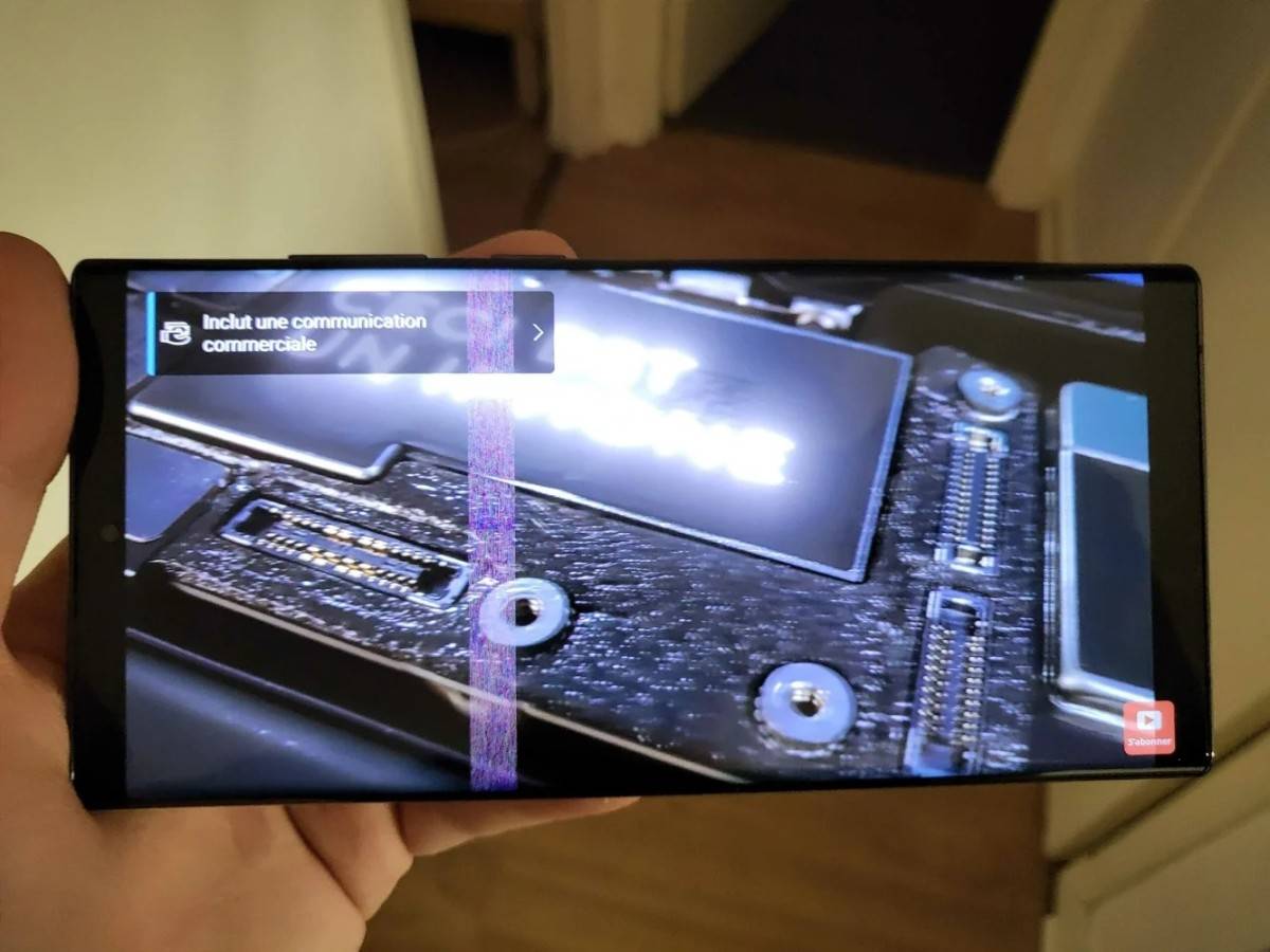Samsung Galaxy S22 Ultra Displayproblem 2