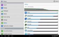 Battery life on the Samsung Galaxy Note 10.1