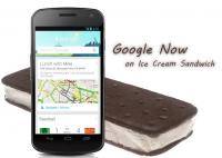 Google Now on Ice Cream Sandwich