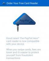 PayPal Here on the Asus Padfone X