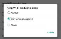 keep wi-fi on during sleep