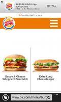 Burger King uses hamburger buttons correctly.