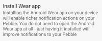 Pebble Time app
