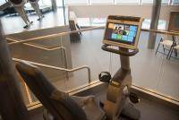 Even the fitness center is decked out in high-tech workout equipment. They don't seem to be connected to the Royal IQ app or integrated with the rest of the ship's servers though.