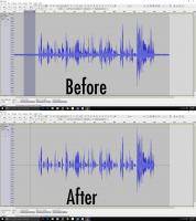 audacity noise reduction audio recording smartphone microphones