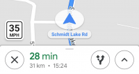 Google Maps speed limit