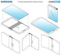 Samsung clamshell foldable smartphone