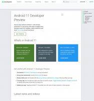 Android 11 developer preview