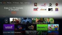 The Amazon Fire TV live streaming feature