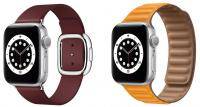 apple watch series 6 leather band color options and styles