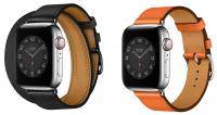 Apple Watch Hermes double tour and single tour leather bands