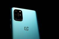 OnePlus 8T rear view in teal