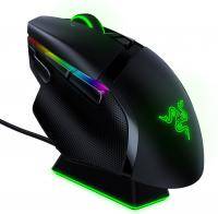 Product box image of the Razer Basilisk Ultimate Hyperspeed Wireless Gaming Mouse with Charging Cradle