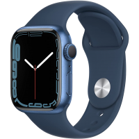 Apple Watch Series 7 in Blau