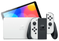 Nintendo Switch OLED dock and joy-cons