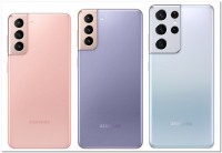 Série Galaxy S21 en 3 couleurs différentes