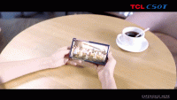 TCL rollable AMOLED panel