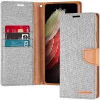 Goospery Canvas Galaxy S21 Ultra wallet case