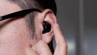 earbuds in ear