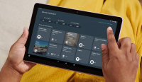 amazon fire hd10 tablet in hand