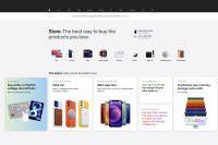 Apple store website redesign full image