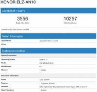 Honor ELZ-AN10 Magic 3 Geekbench listing