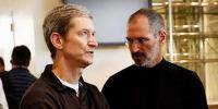 Tim Cook and Steve Jobs