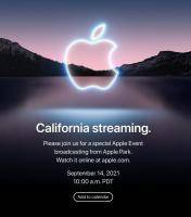 Apple Event Invite 14 September 2021