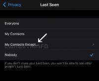whatsapp custom privacy settings
