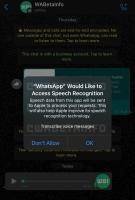 Whatsapp text transcription speech recognition