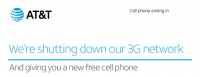 att free phone 3g customers