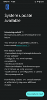 Android 12 update on Pixel 4 XL