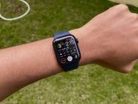 Apple Watch Series 7 on a wrist