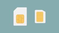 SIM card and Nano SIM card
