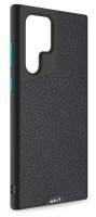 PBI Mousa Black Leather Phone Case Galaxy S22 Ultra