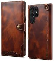 PBI TimeCat Genuine Leather case for Samsung Galaxy S22 Ultra