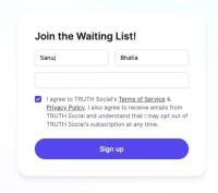 truth social join waiting list desktop